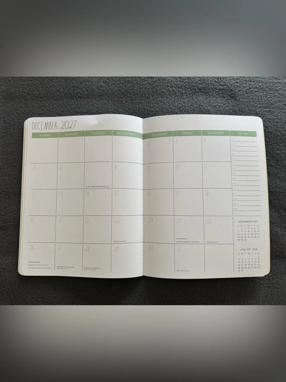 Rae Dunn 2027 Monthly Planner